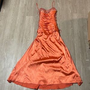 Orange Mermaid dress